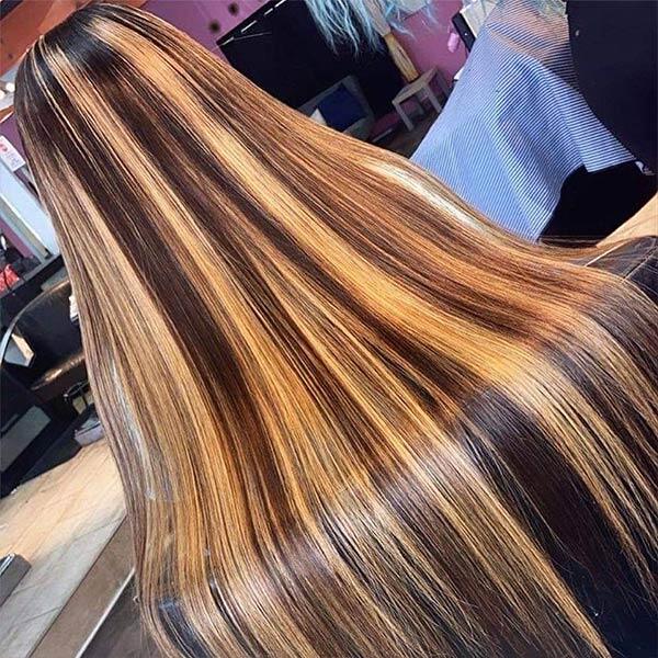 (Super Deal)210% Density Honey Blonde Piano Highlights Transparent Lace Human Hair Wigs Free Part 13x4/5x5 Body Wave Wig