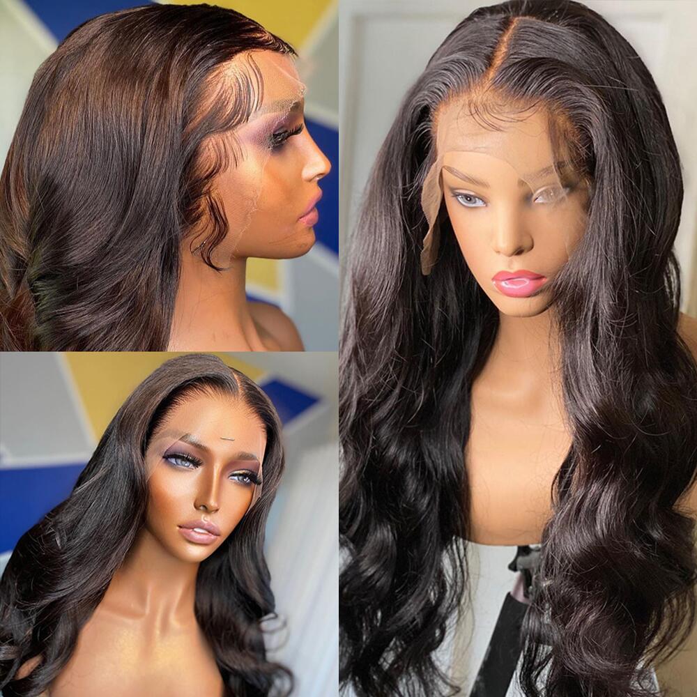 13X6 Lace Front Wig Preplucked With Baby Hair Body Wave Human Hair Wigs