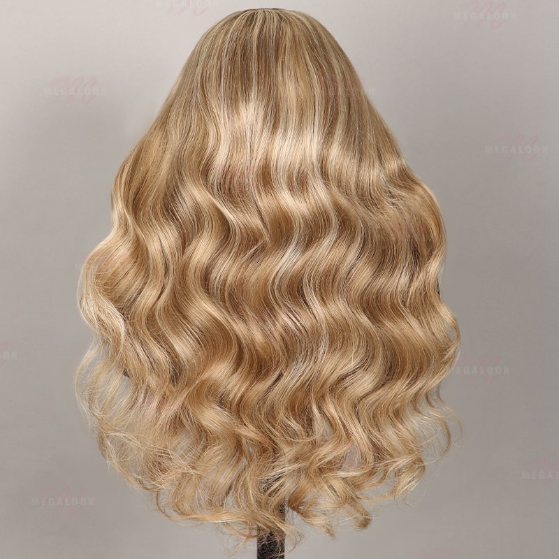 (Super Deal)Barbie Blonde With Brown #P10/613 Colored Short Bob Wig 13x4 Lace Front Wigs Straight Highlights Bob