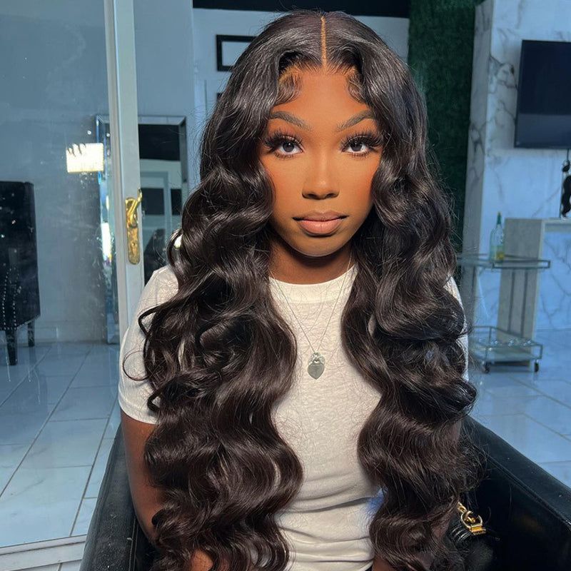 13X6 Lace Front Wig Preplucked With Baby Hair Body Wave Human Hair Wigs