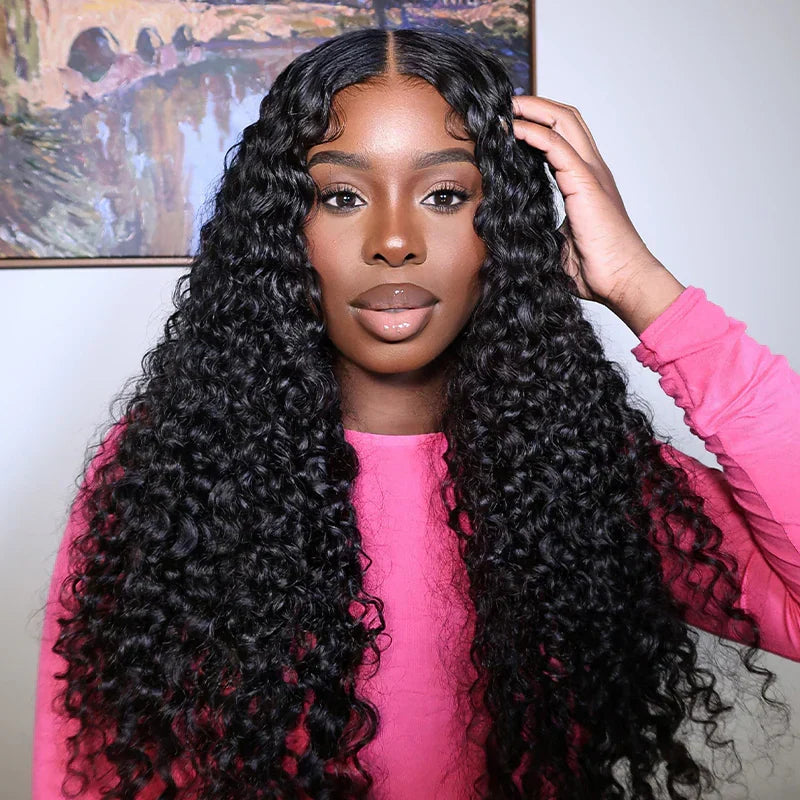 Glueless Water Wave/Loose Curly Wig 10x6 Parting Max HD Lace Wig Pre Bleached Tiny Knots (No Code Needed)