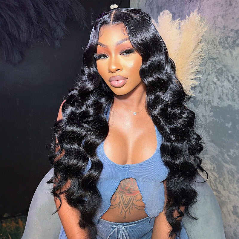 Pre Cut Lace | Easy Wear And Go Wig Glueless 6X5 HD Lace Wig Loose Wave Human Hair Wigs