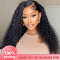 Pre Cut 5x5 HD Lace Closure Deep Curly New Dome Cap Beginner Friendly Wig Wear & Go Glueless HD Lace Wig