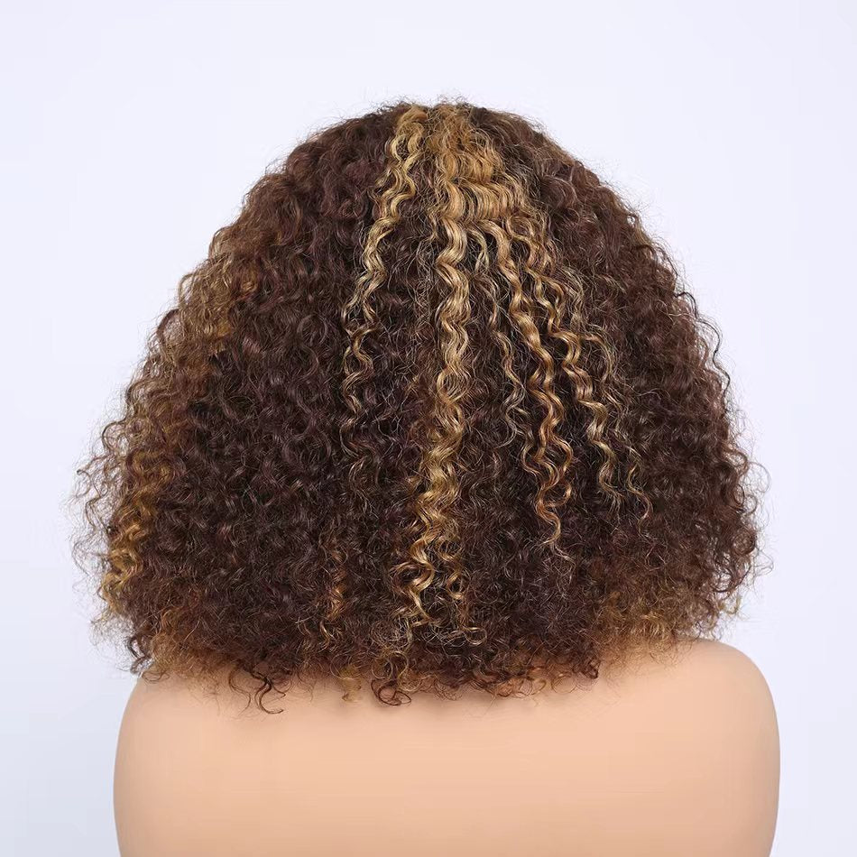 (Super Deal) 13x4 HD Lace Frontal Wigs Pre-plucked Breathable Airy Cap Curly Lace Front Easy Wear And Go Wig