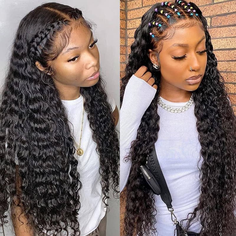 Glueless Water Wave/Loose Curly Wig 10x6 Parting Max HD Lace Wig Pre Bleached Tiny Knots (No Code Needed)