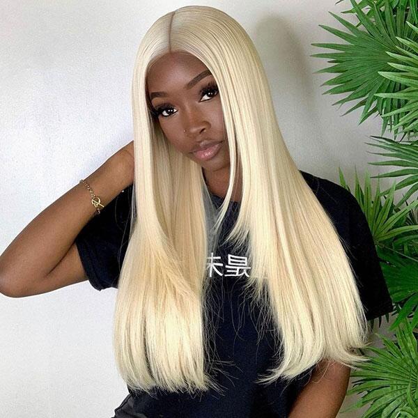 613 Blonde 13x4 lace frontal wigs blonde long straight lace front Wig