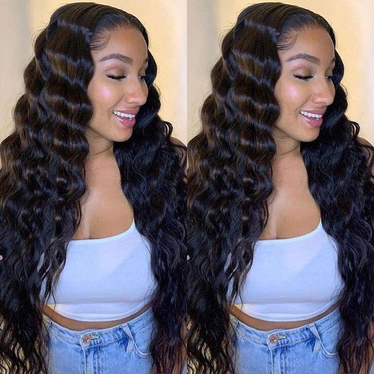 Pre Cut Lace | Glueless 6X5 HD Lace Wig Loose Deep Wave Human Hair Easy Wear And Go Wig