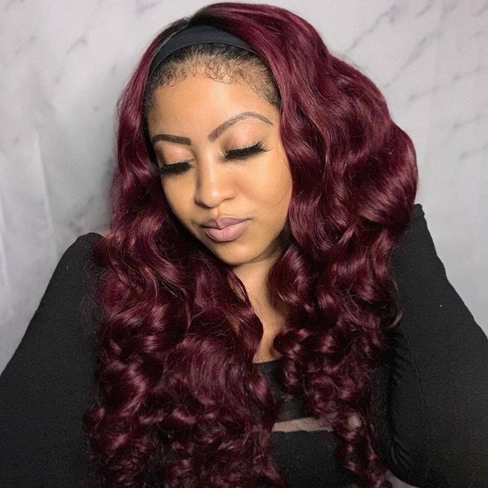 1Pcs 10-30 inch Brazilian Virgin Hair Ombre 1B/99J Body Wave Bundles