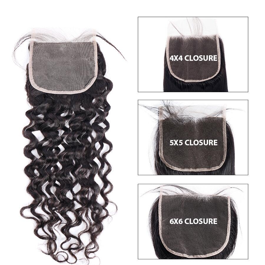 Brazilian Jerry Curly Virgin Hair Ear to Ear Frontal 4x4/5x5/13x6/13x4 Transparent Lace Frontal Closure Free Part