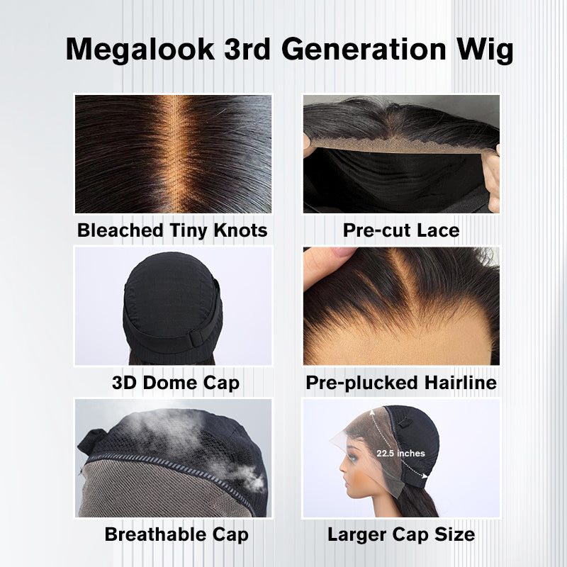 Pre Cut Lace | Glueless 6X5 HD Lace Wig Loose Deep Wave Human Hair Easy Wear And Go Wig