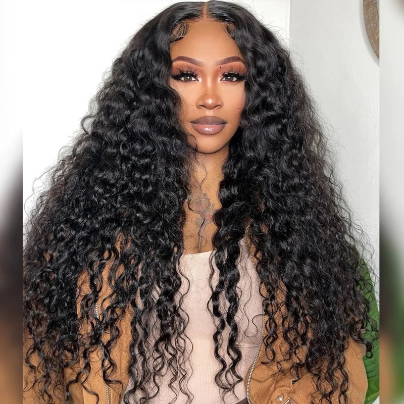 Pre Max Glueless 10x6 Parting Max HD Curly Lace Wig Pre Bleached Tiny Knots Loose Deep Wave Wig(No Code Needed)