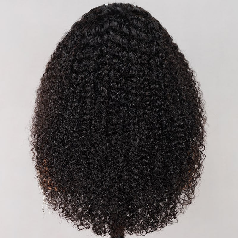 Megalook Braiding Human Hair 13×4 Lace Front Jerry Curly Pre-Bleached With Full Density
