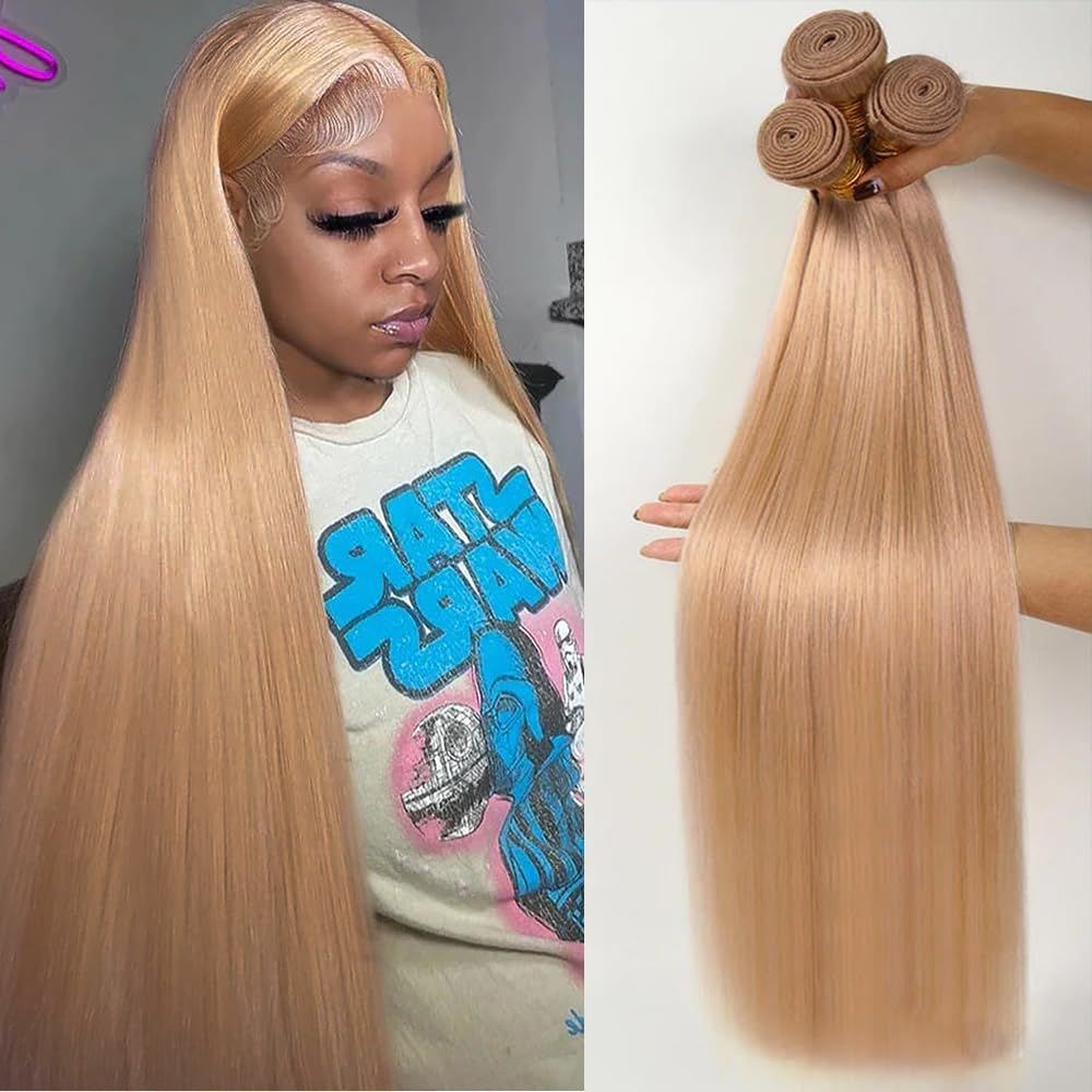 Megalook 10A 3Bundles Straight Hair Brazilian Human Hair Bundles Remy Hair Weave Extensions
