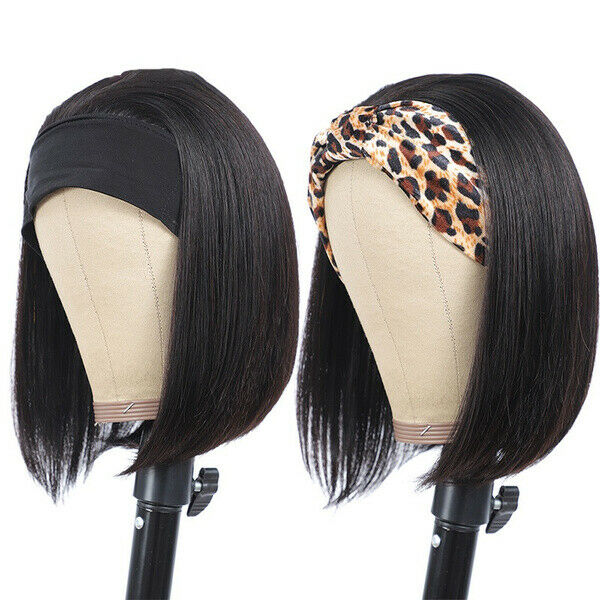 SHORT AFFORDABLE HEADBAND BOB WIG (GET FREE TRENDY HEADBANDS)
