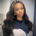 Long 20 22 inch Headband Human Hair Wig Straight /Body /Water /Deep Wave Wig
