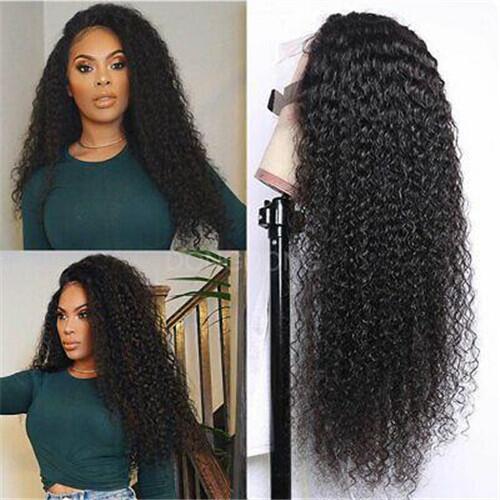 13X6 Lace Front Wig Jerry Curly Human Wig Natural Hairline With Baby Hair