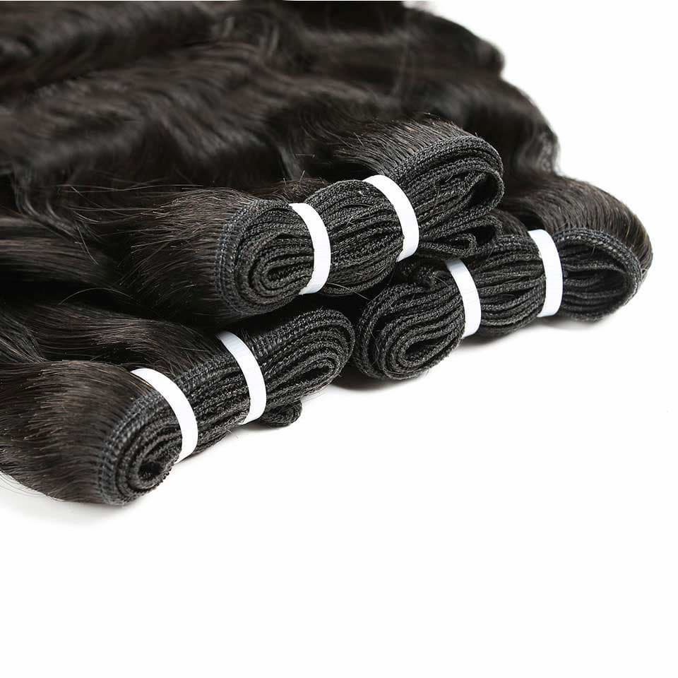 Megalook 100% Unprocessed Super Double Draw Hair 15A Grade Funmi Body Wave Human Hair 3 Bundles Deal