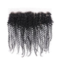 Kinky Curly 4x4/5x5/13x6/13x4 Transparent Lace Frontal Closure Brazilian Virgin Hair Ear to Ear Frontal Free Part