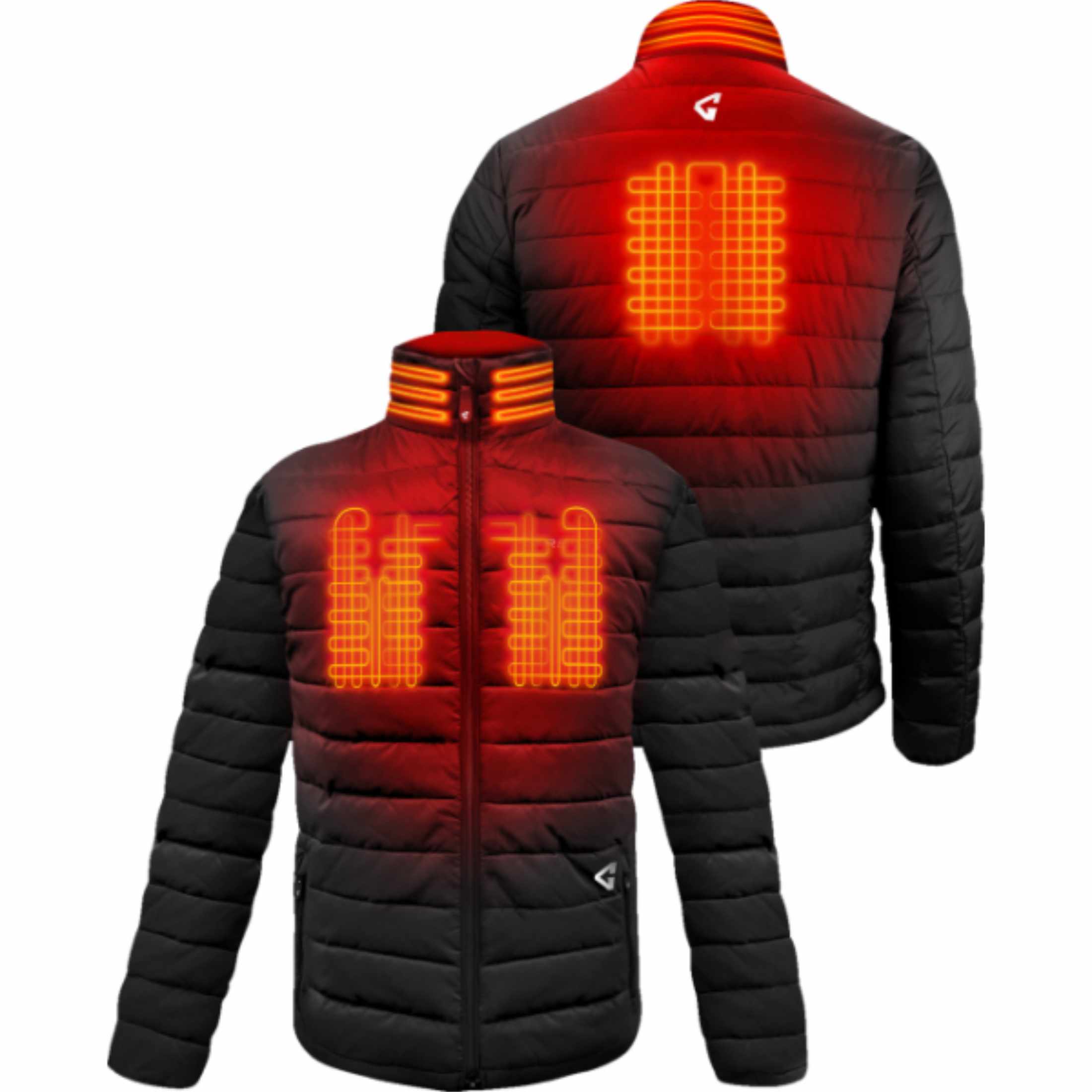 Gerbing Heated Clothing 7V Khione Insulated Puffer 2.0 Heated Men's Snow Jackets