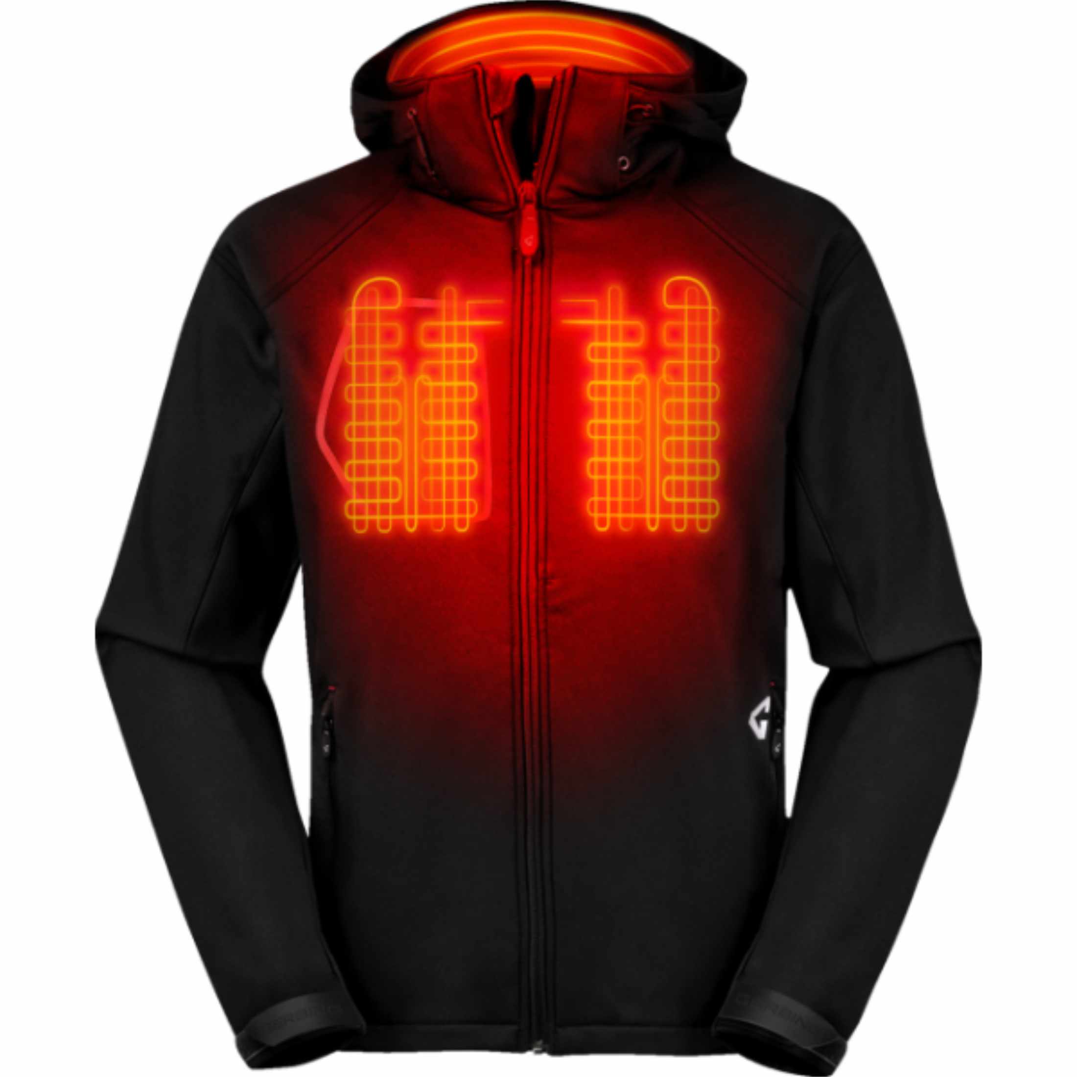 Gerbing Heated Clothing 7V Torrid Softshell 2.0 Heated Men's Snow Jackets