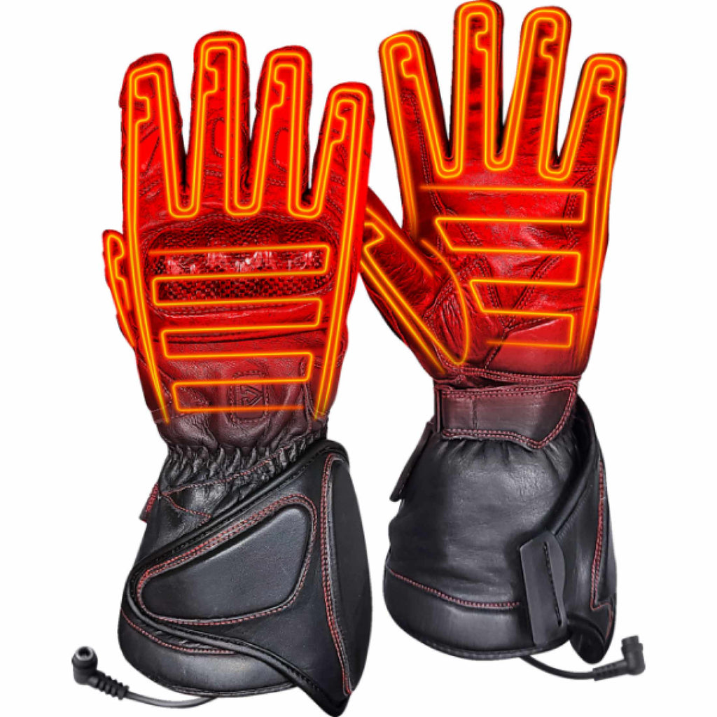Gerbing Heated Clothing 12 V Extreme Hard Knuckle Men's Street Gloves