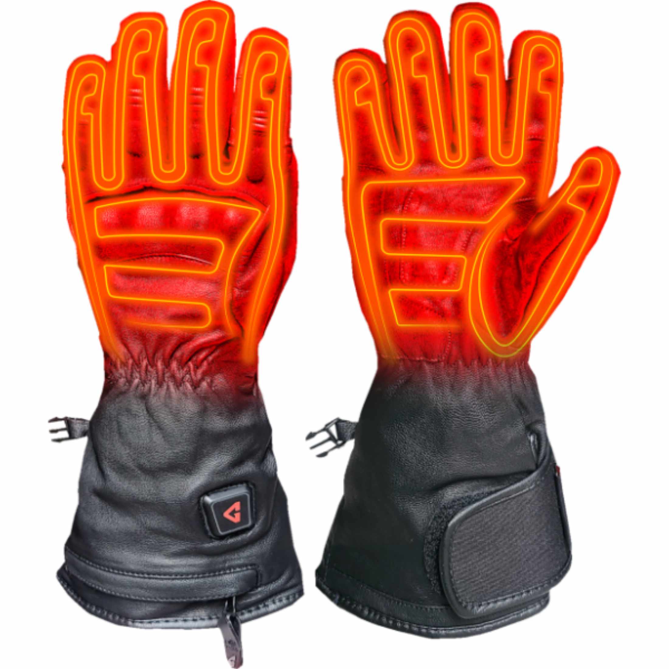 Gerbing Heated Clothing 7 V Hard Knuckle Battery Men's Street Gloves