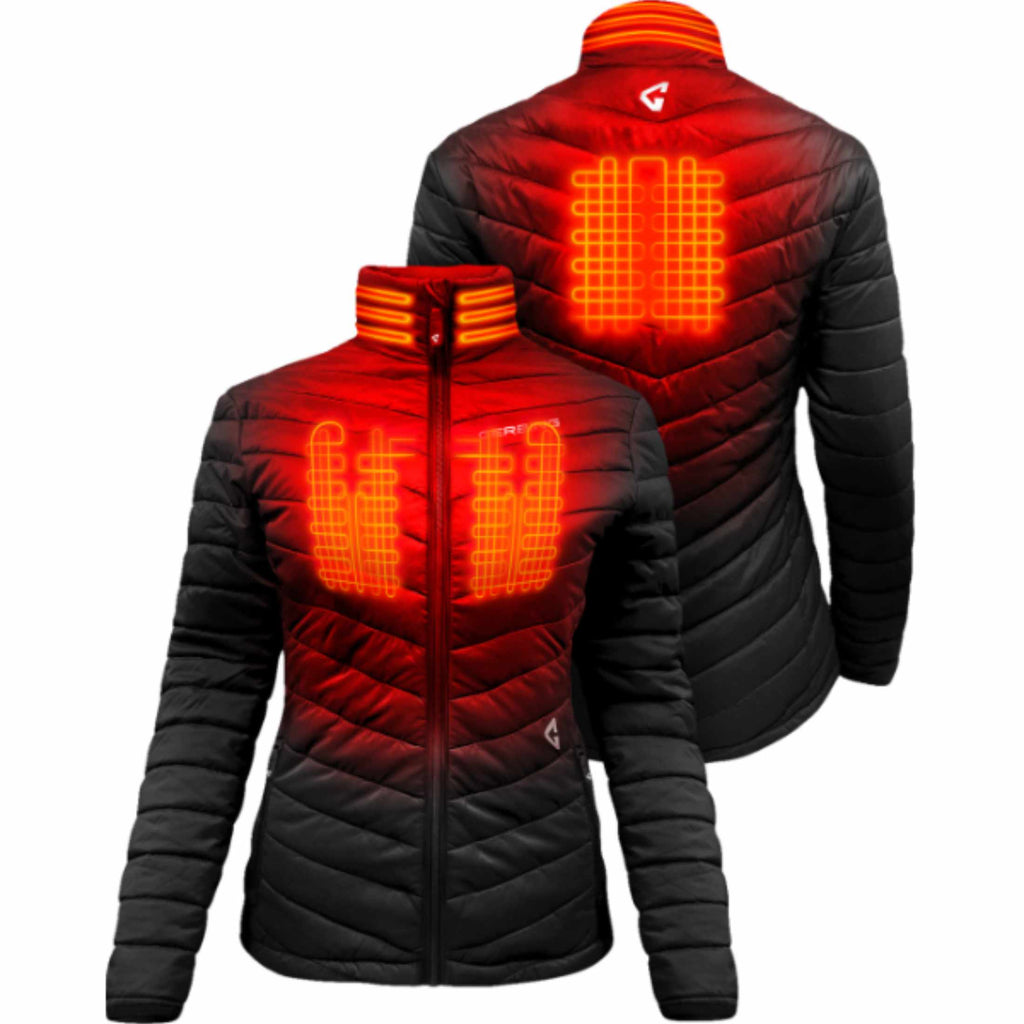 Gerbing Heated Clothing 7V Khione Insulated Puffer 2.0 Heated Women's Snow Jackets