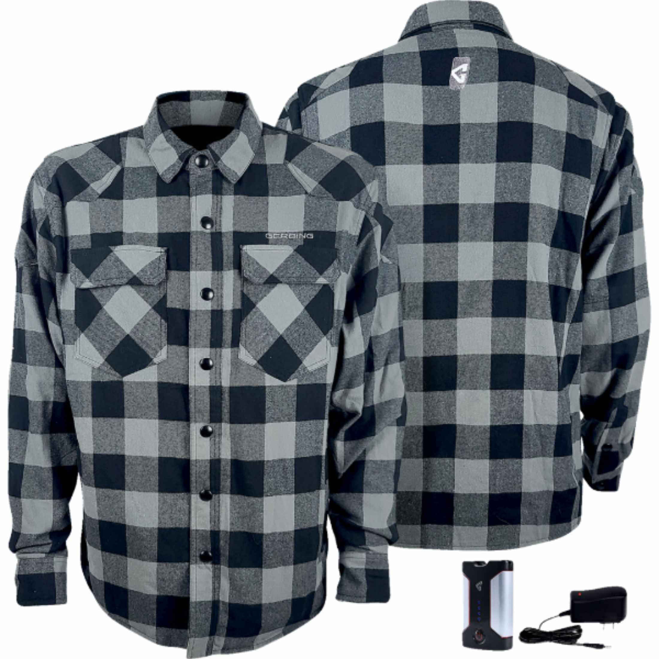 Gerbing Heated Clothing 7 V Battery Flannel Men's Street Jackets
