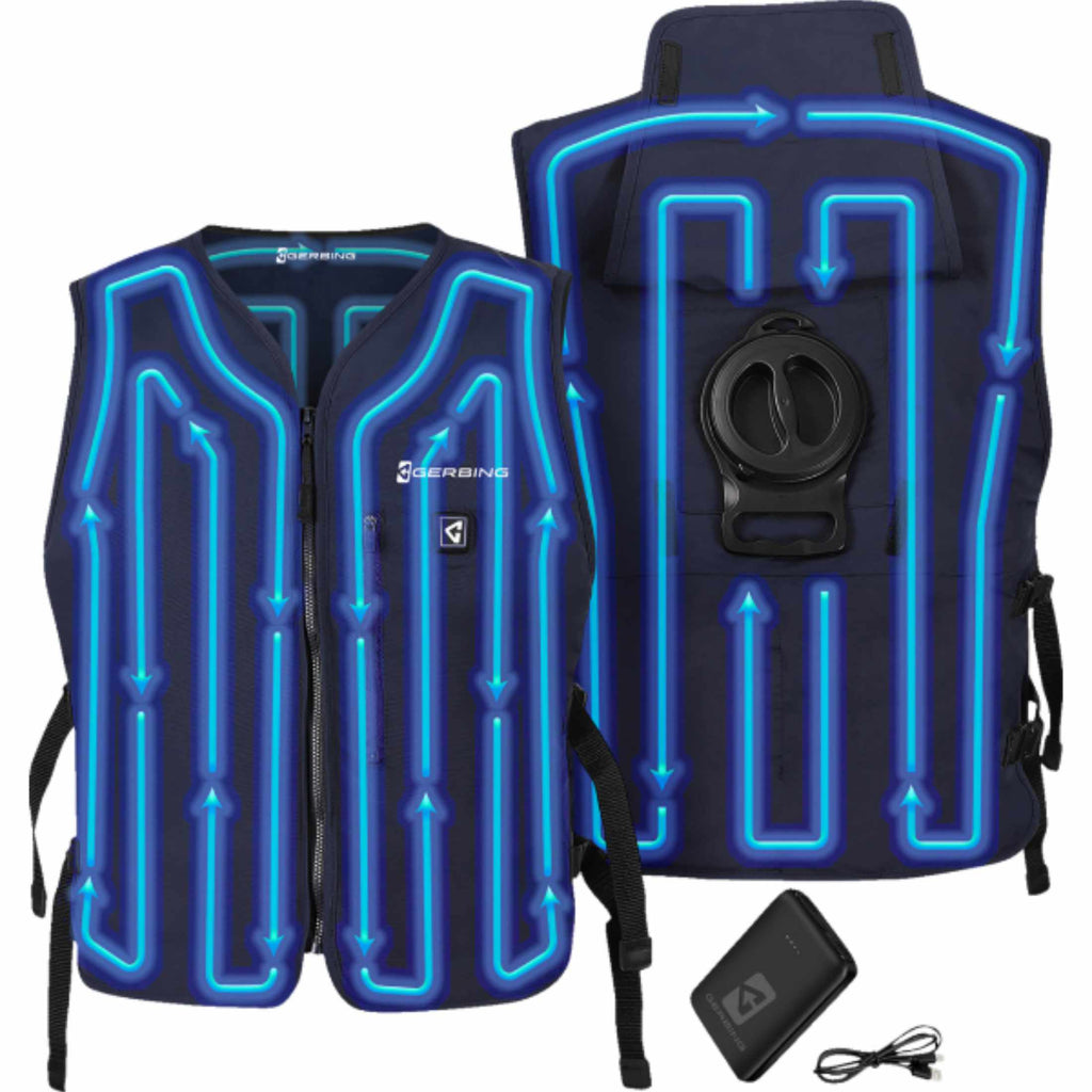 Gerbing Heated Clothing 5V Touch Button Circulatory Cooling Adult Street Vests