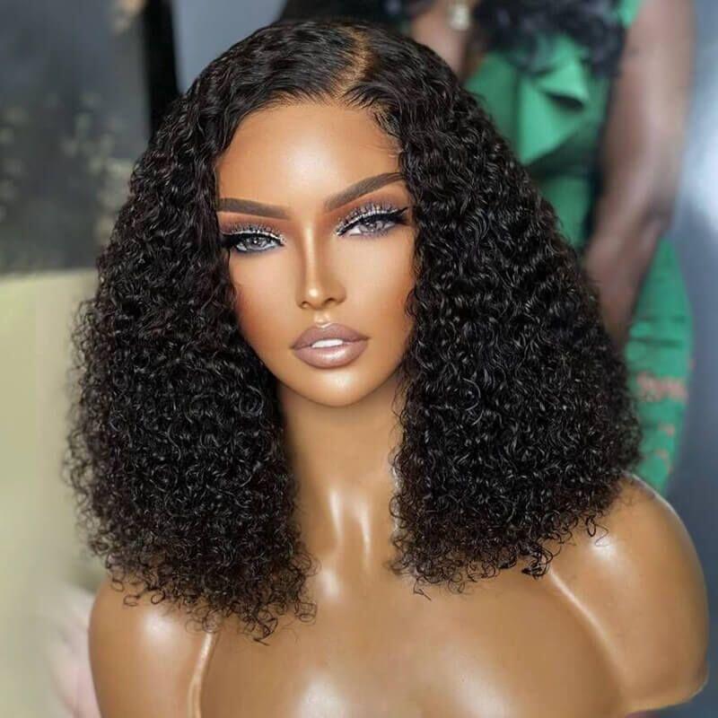 $199=2 Different Style Wig For 24inch 13X4 Balayage Wig Plus Super Silky Double Drawn Straight Or Jerry /Deep Curly Wigs