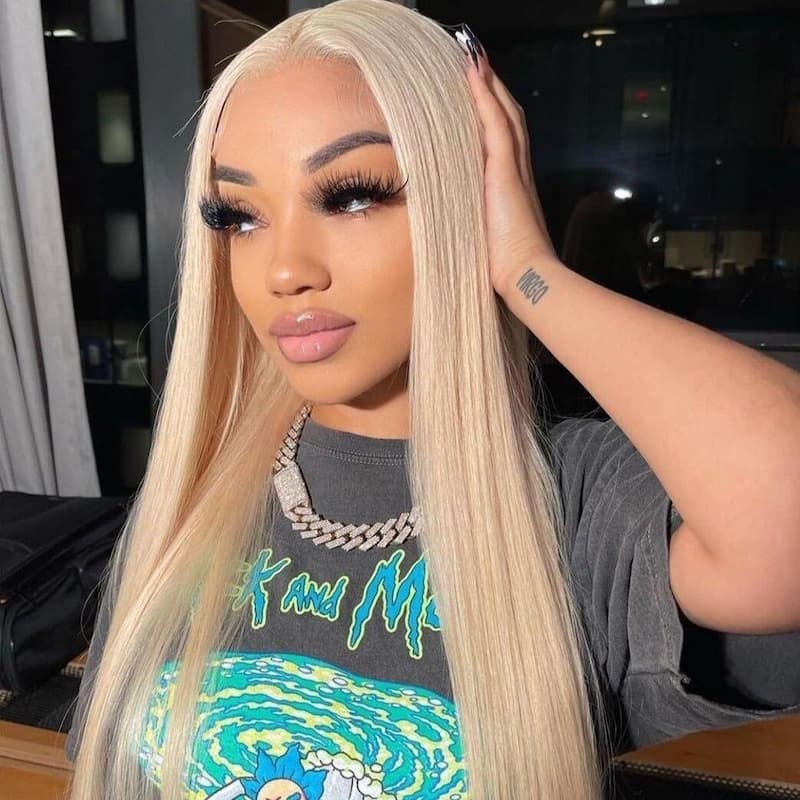 Pre Cut Lace | Upgrade Airy Cap 613 Blonde Easy Wear And Go 13X4/6X5 Body Wave/Straight HD Lace Frontal Wig