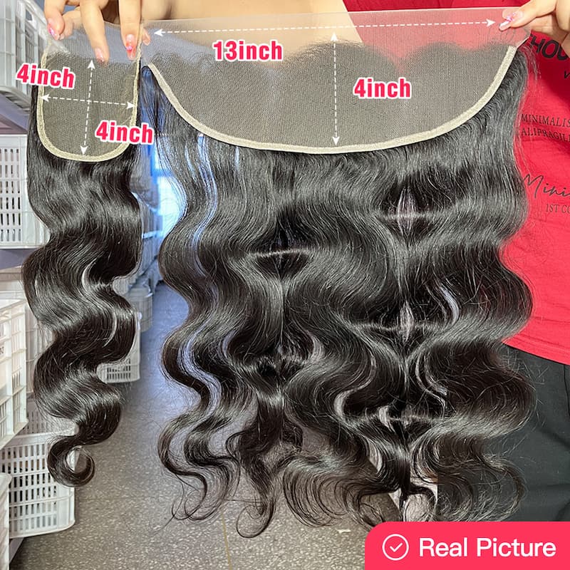 Brazilian Jerry Curly Virgin Hair Ear to Ear Frontal 4x4/5x5/13x6/13x4 Transparent Lace Frontal Closure Free Part