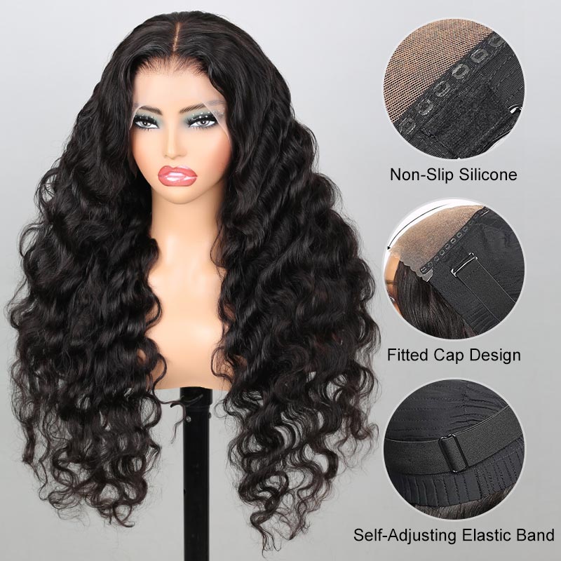 (Super Deal)Megalook 30 inches 13x4 Lace Frontal Wigs Pre-plucked Natural Hairline Human Hair Wig