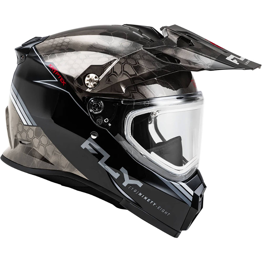 Fly Racing Trekker Cold Weather Conceal 2024 Electric Shield Adult Snow Helmets