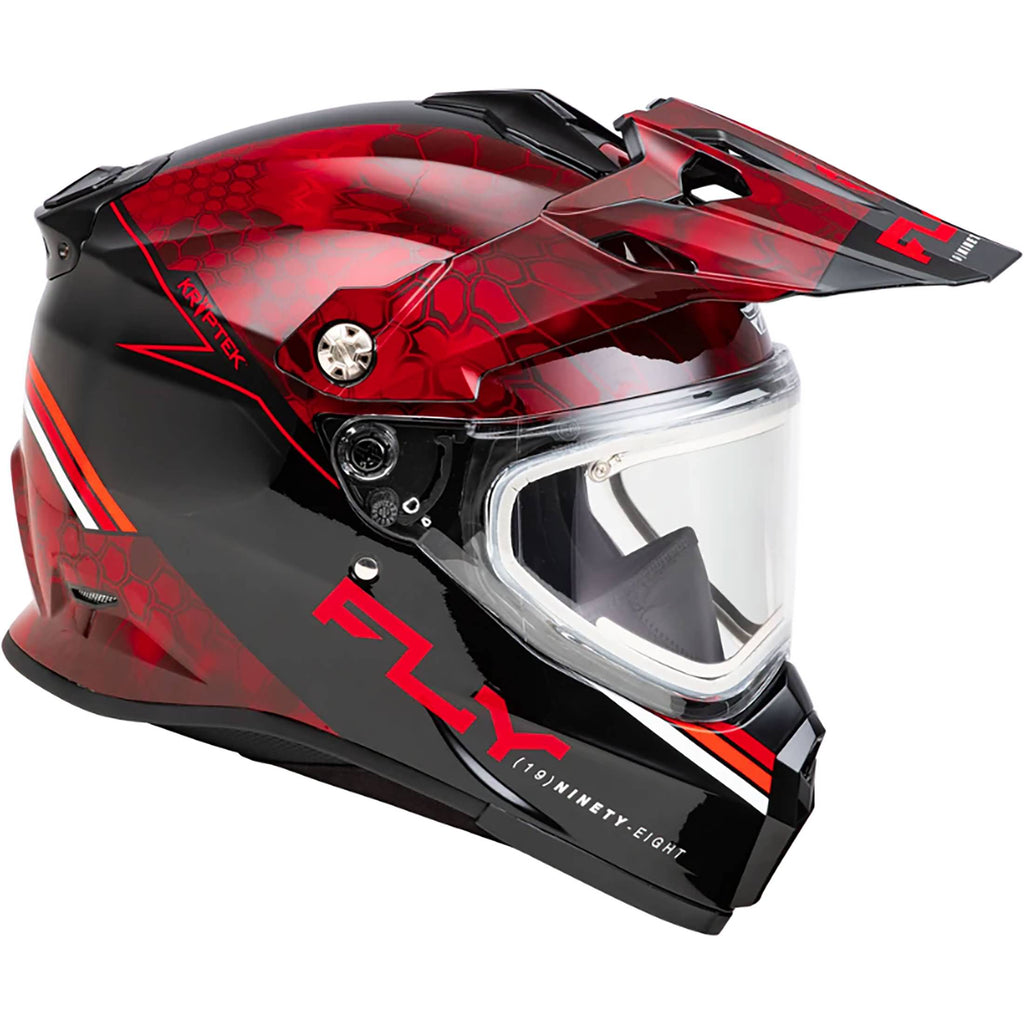 Fly Racing Trekker Cold Weather Conceal 2024 Electric Shield Adult Snow Helmets