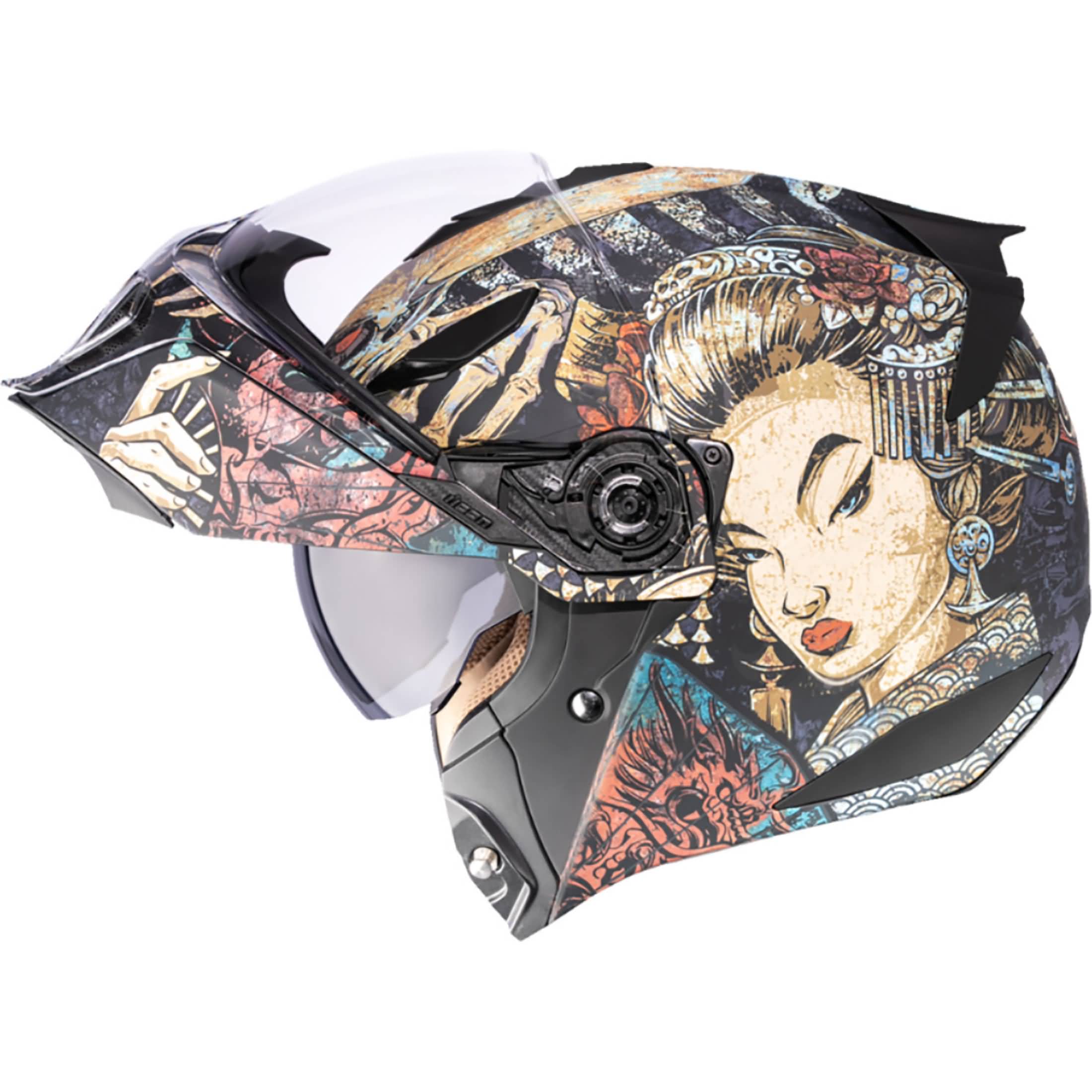 Icon Threshold Modular Odokuro Adult Street Helmets