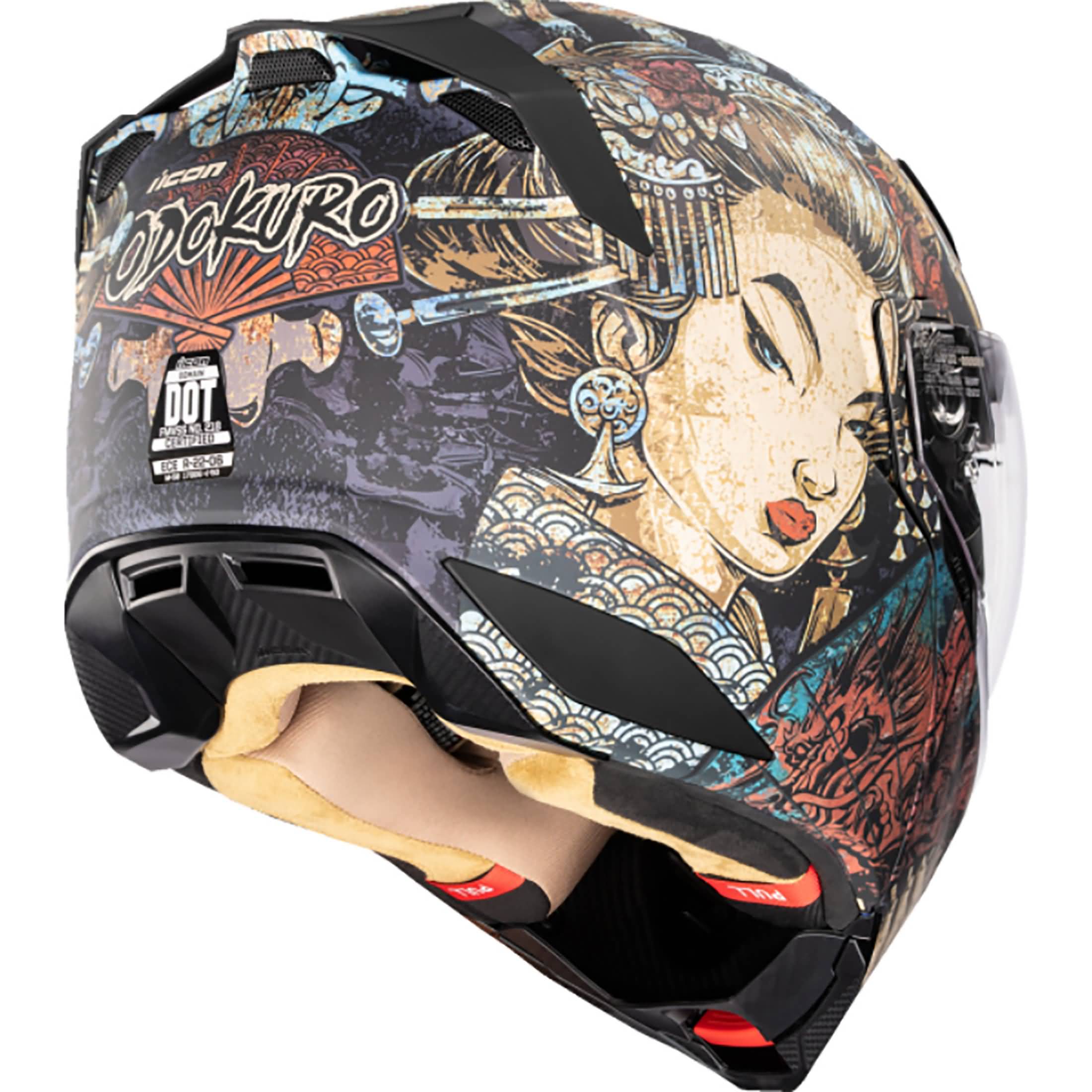 Icon Threshold Modular Odokuro Adult Street Helmets