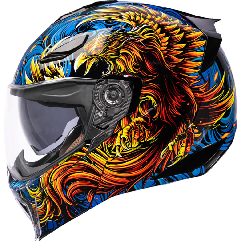 Icon Threshold Modular Burn Birdie Burn Adult Street Helmets