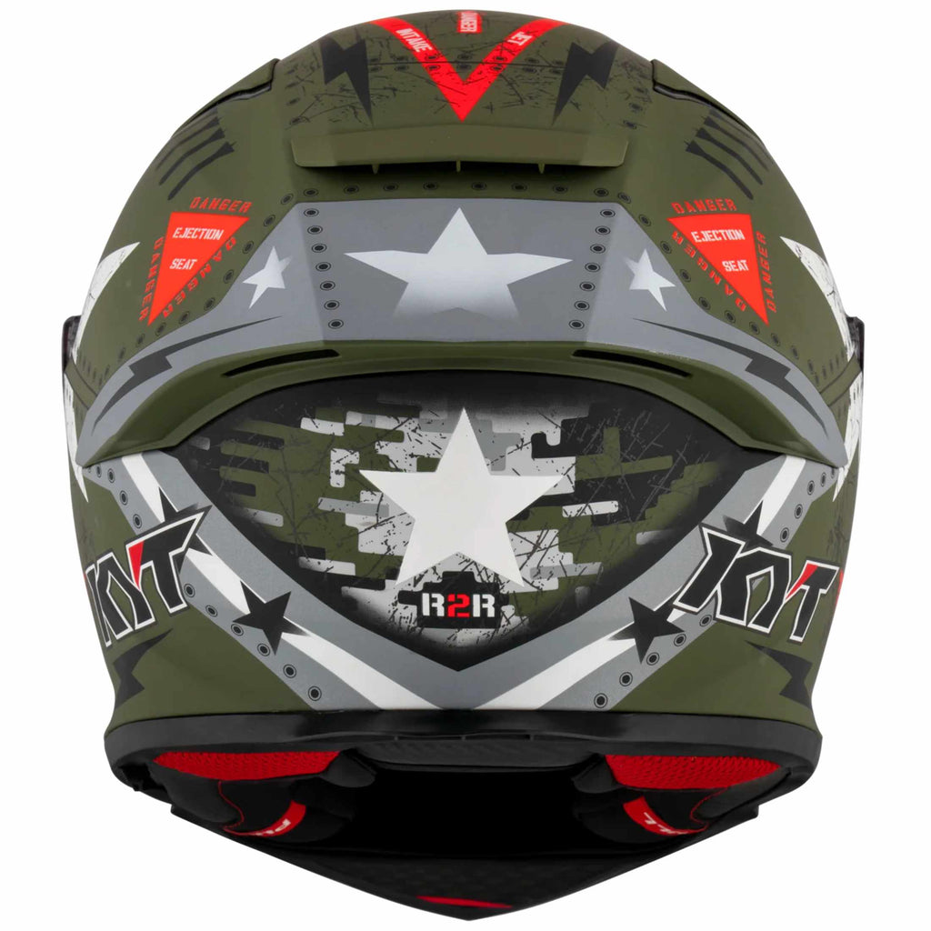 KYT R2R Graphic Assault Adult Street Helmets