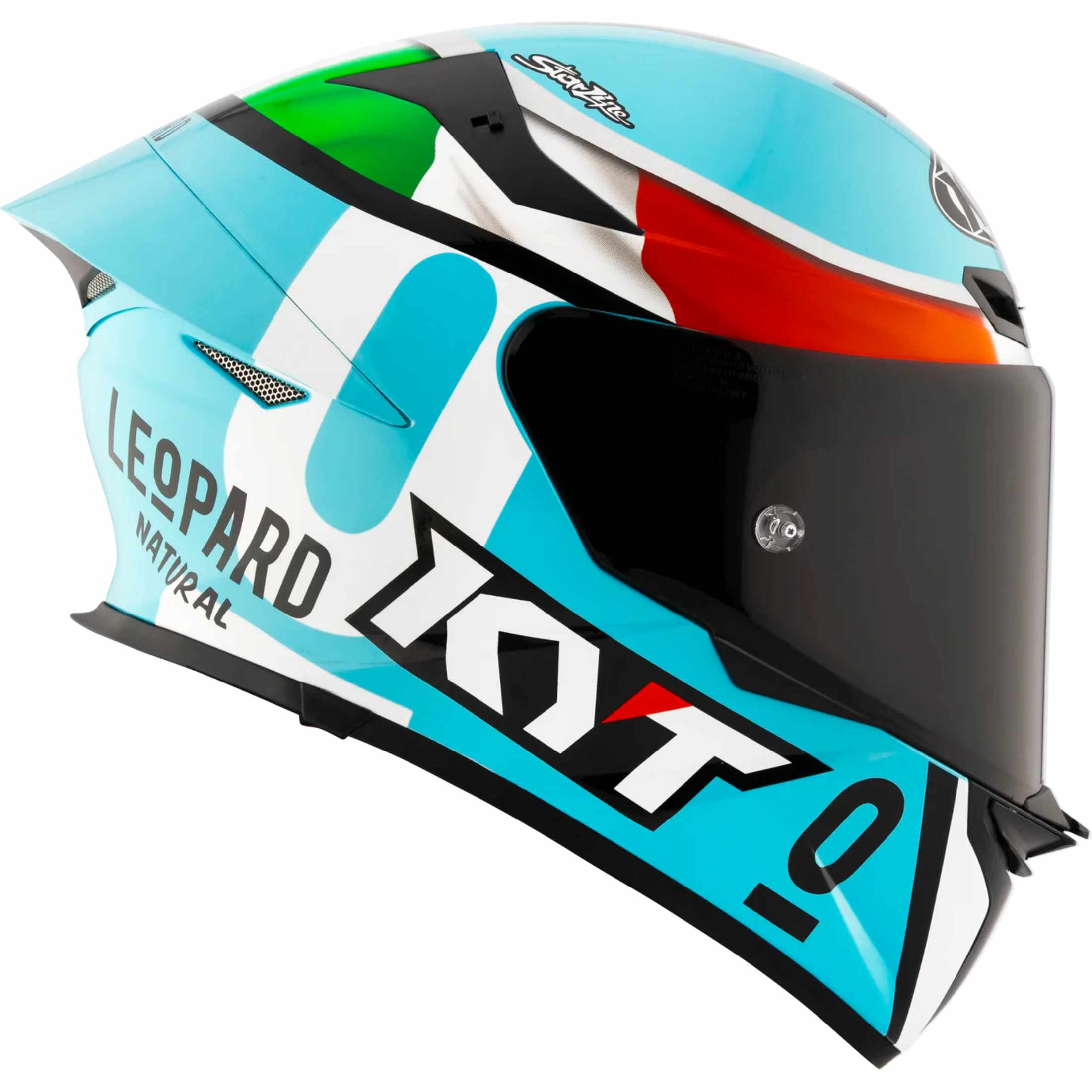 KYT TT-REVO Replica Edition Leopard Replica Tri-Color Adult Street Helmets