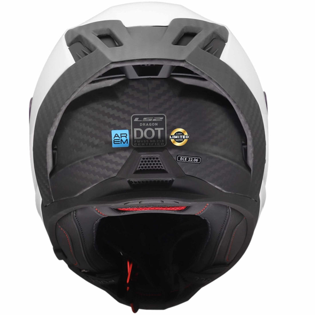 LS2 Dragon Carbon Solid Adult Street Helmets