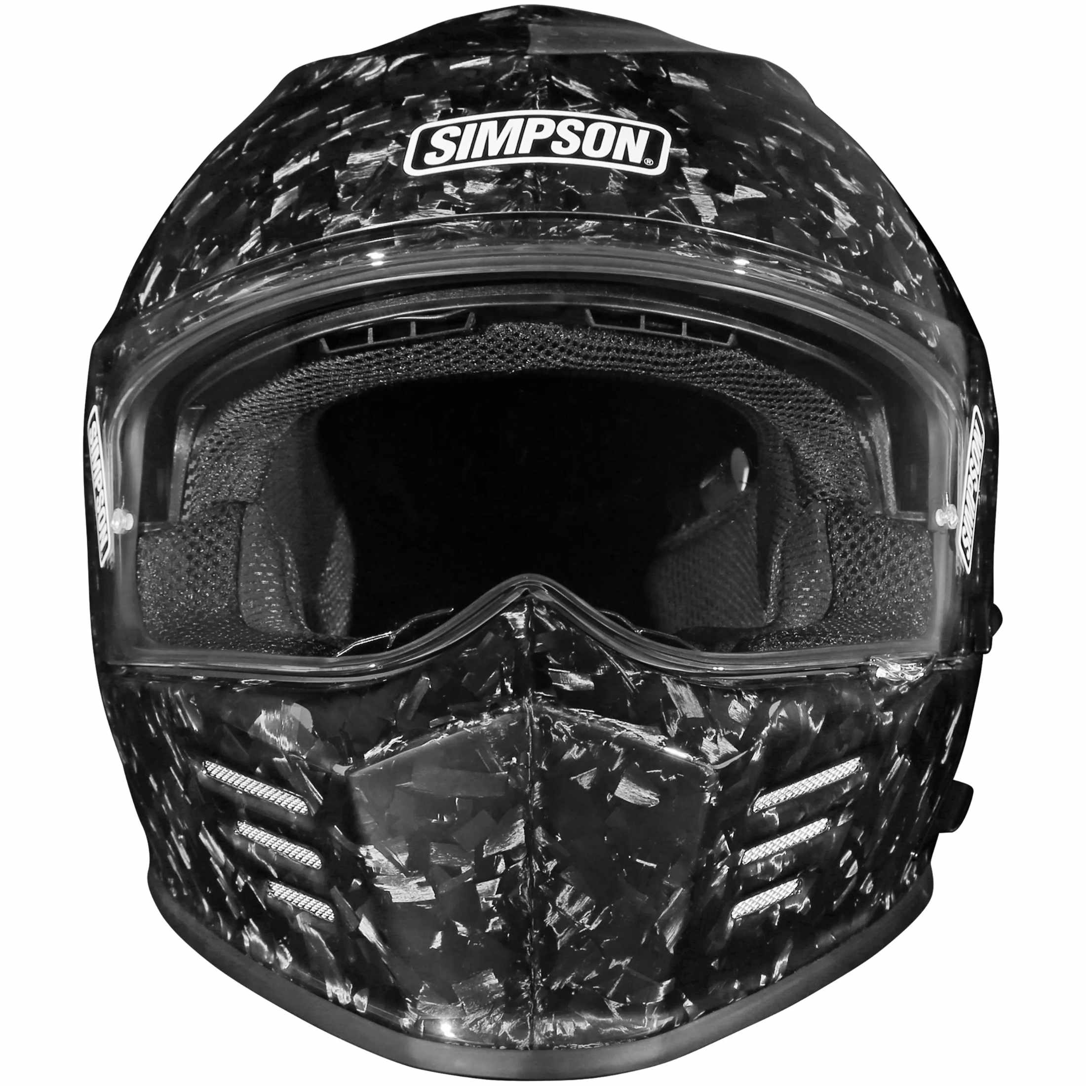 Simpson Ghost Bandit Forged Carbon Adult Street Helmets
