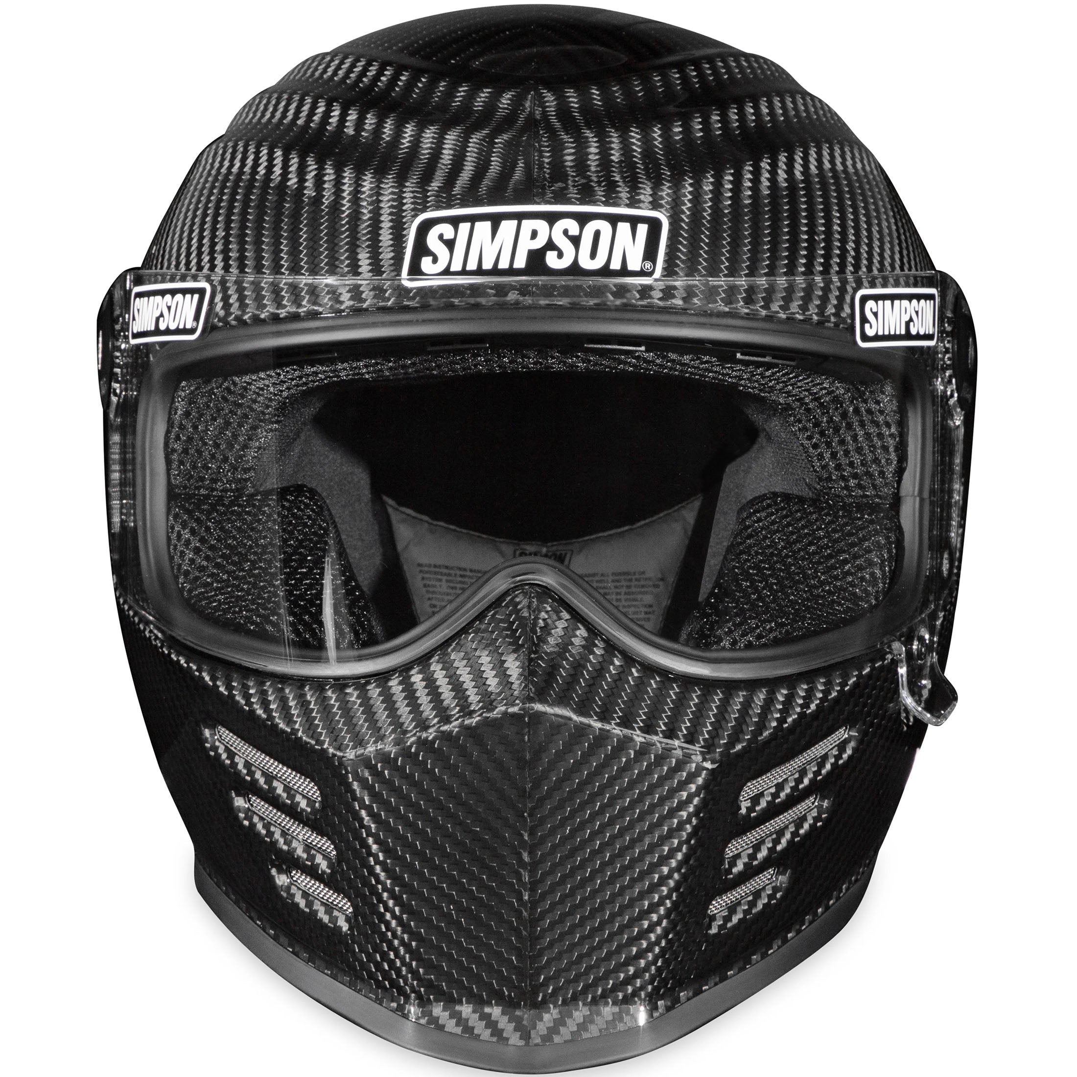Simpson Outlaw Bandit 3.0 Carbon Fiber Adult Street Helmets
