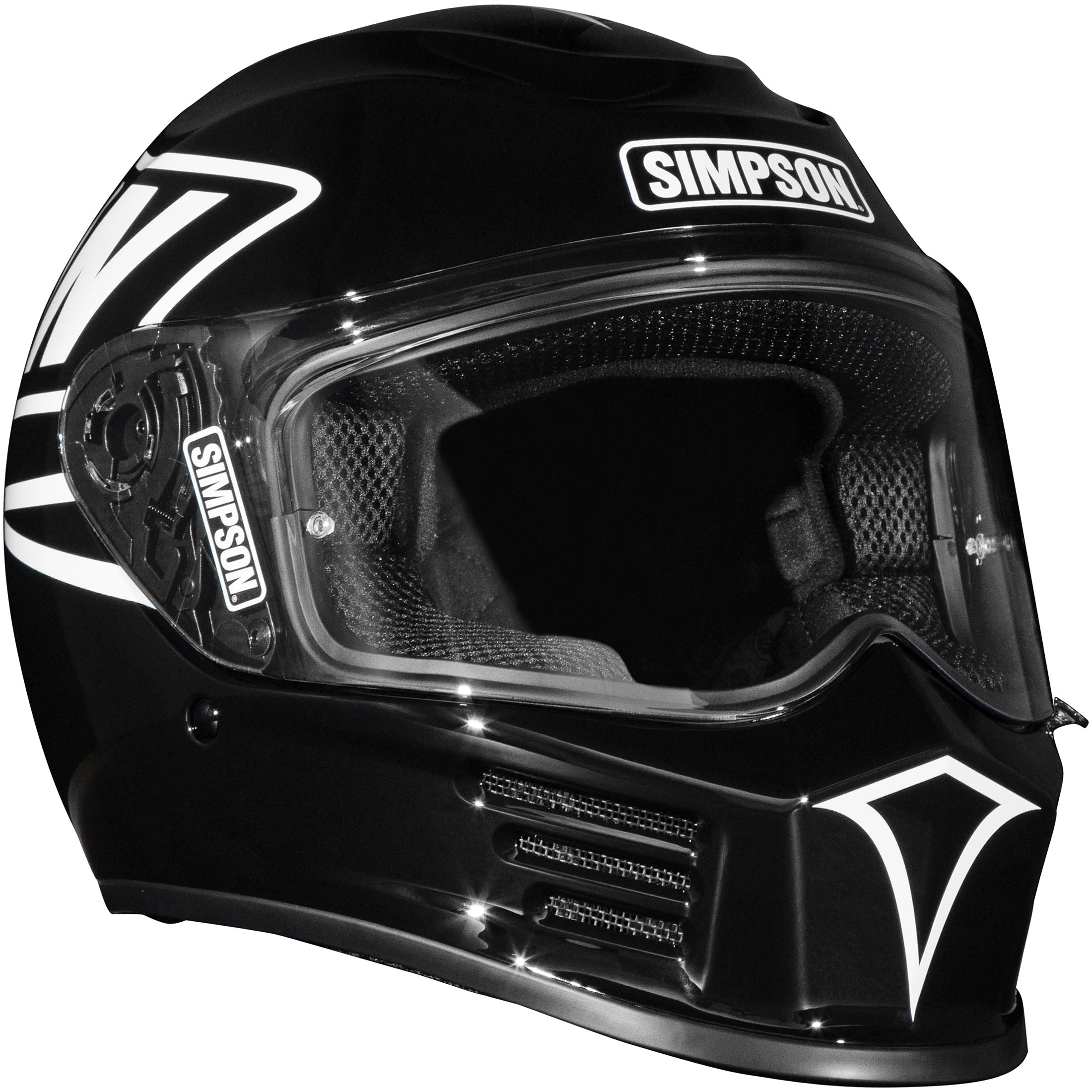 Simpson Speed Bandit 12 O'clock Adult Street Helmets