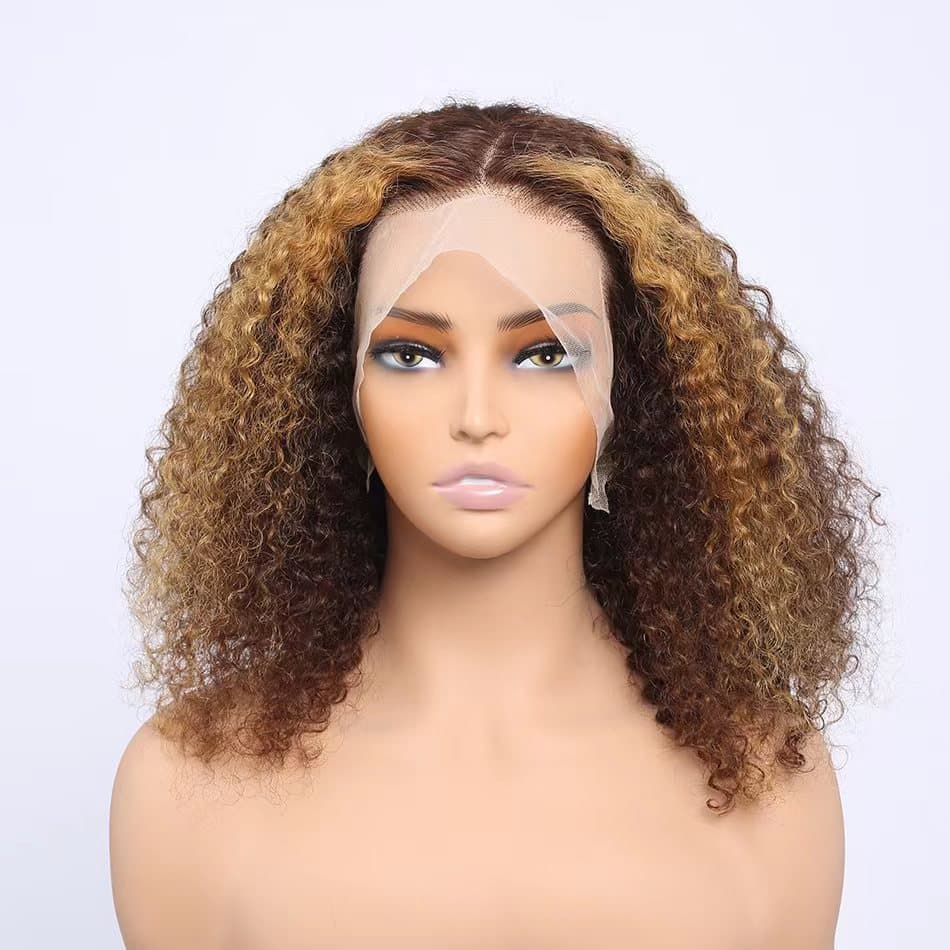 (Super Deal) 13x4 HD Lace Frontal Wigs Pre-plucked Breathable Airy Cap Curly Lace Front Easy Wear And Go Wig