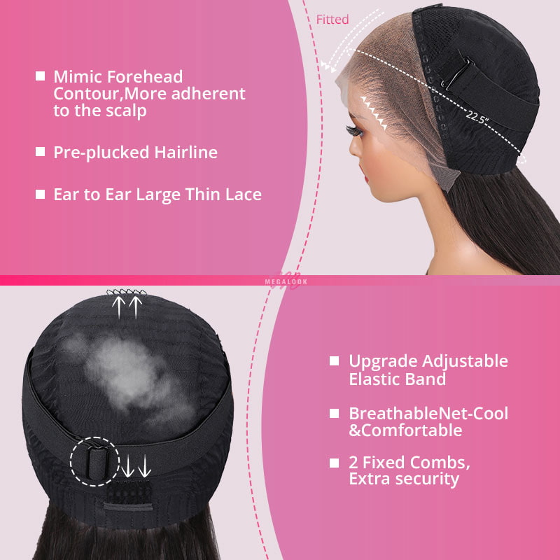 $100 OFF Code: MS100 | 210% Density 4x4 Body Wave Lace Wigs For Women Highlight Colored Wig With Pre Plucked Hairline Lace Front Wigs
