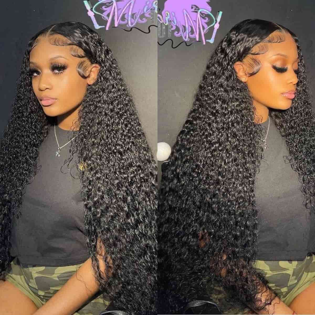 (Super Deal)Megalook 30 inches 13x4 Lace Frontal Wigs Pre-plucked Natural Hairline Human Hair Wig