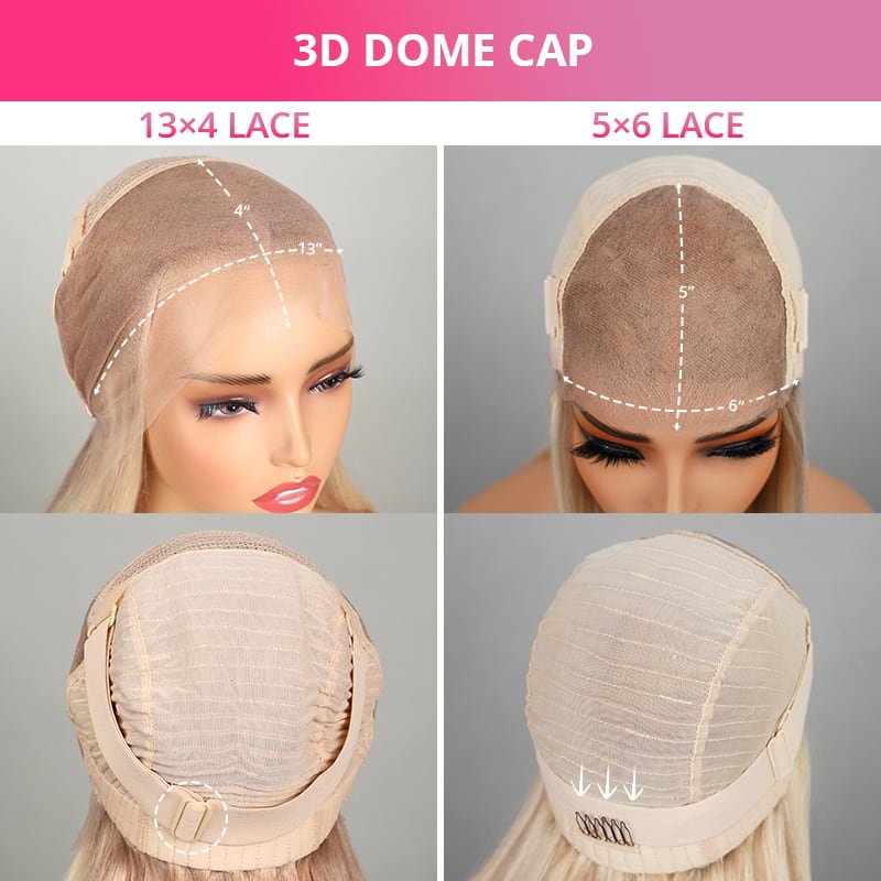 (Super Deal)Barbie Blonde With Brown #P10/613 Colored Short Bob Wig 13x4 Lace Front Wigs Straight Highlights Bob