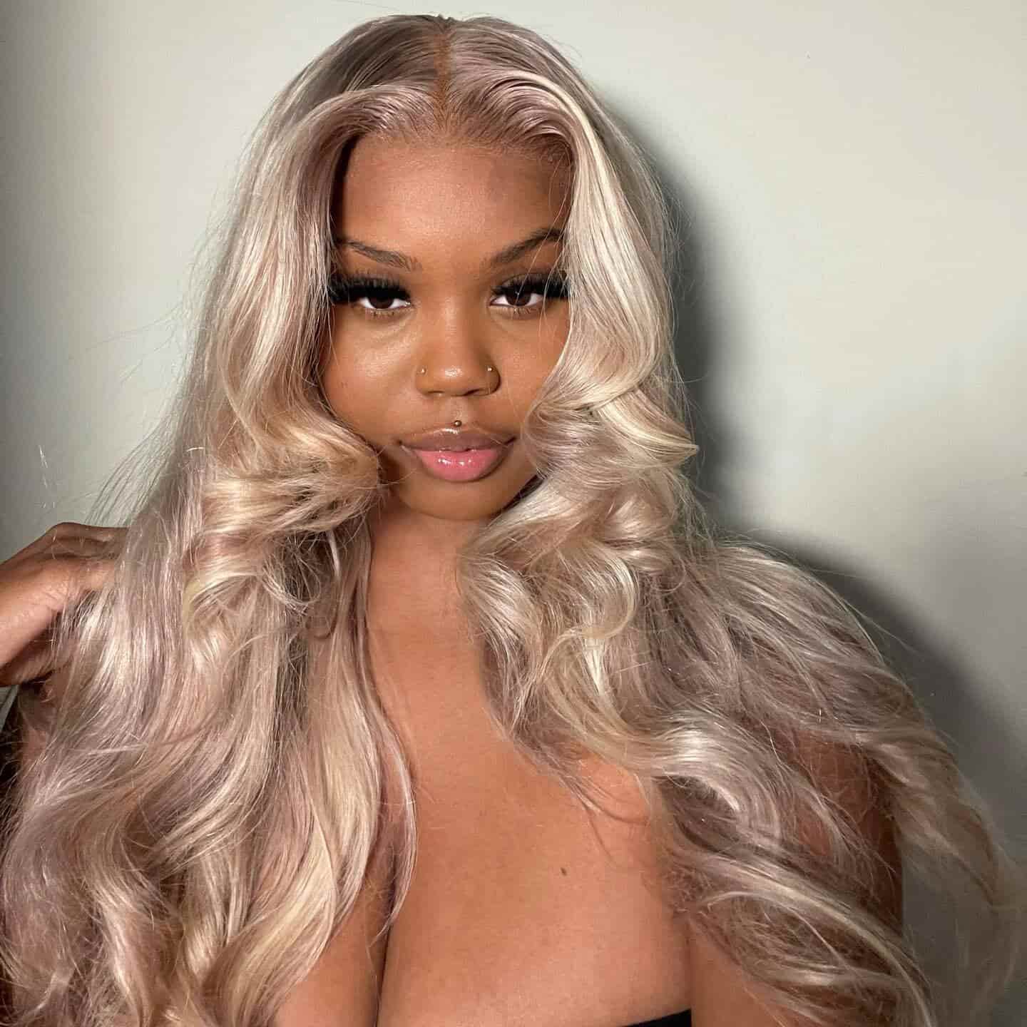$100 OFF Code: MS100 | 5x5 HD Lace Closure Barbie Blonde Wigs #P10/613 Straight & Body Wave Wig