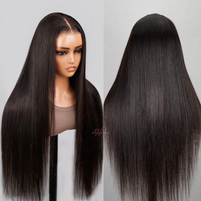 (Super Deal)30inch 6x5 Transparent Lace #613 #P1b/30 Balayage Barbie Blonde Highlight Bone Straight Hair Body Wave Wig